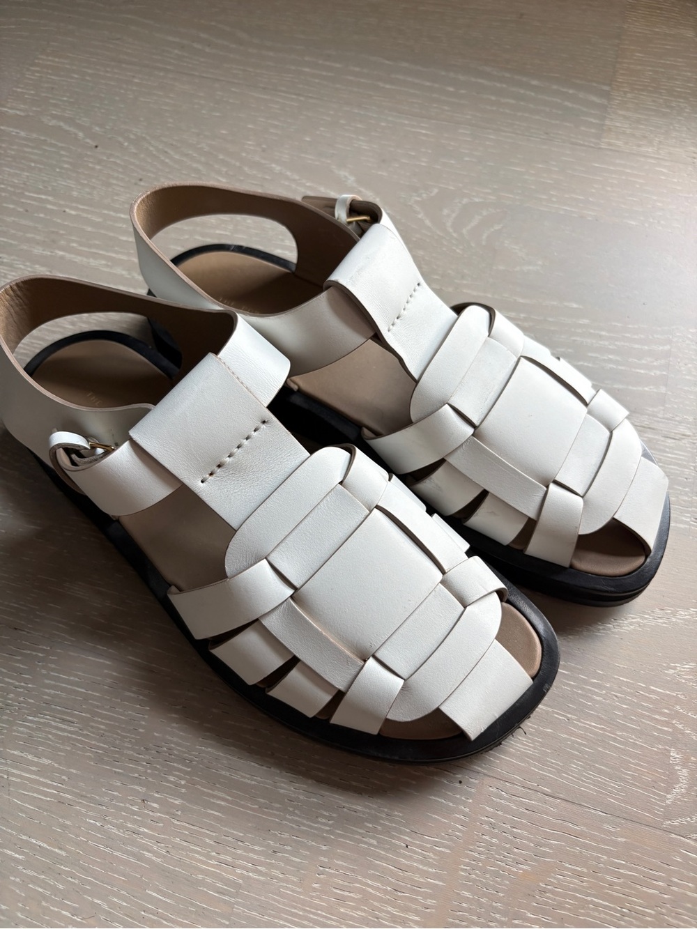 The Row fisherman sandals